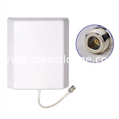 High Power 50W 9DBi Indoor/Outdoor Panel Antenna 800-2500MHZ , White