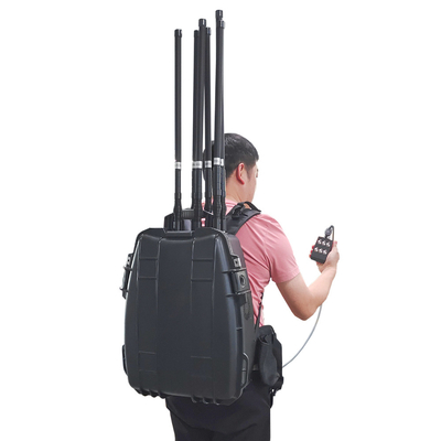 2000M ระยะไกล Glonass Galileo GPS 2.4G 5.2G 5.8G FPV Drone UAV สัญญาณ Backpack Jammer