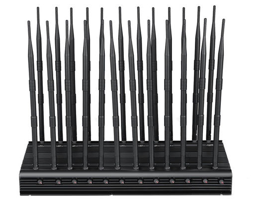 Cell Phone 24 Antennas 44W VHF UHF 5G Signal Jammer