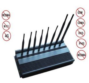 8 เสาอากาศ Jammer พลังงานสูง WIFI Blocker jammer โทรศัพท์มือถือพลังงานสูง